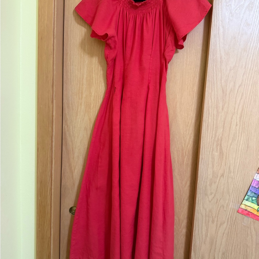 Zara Vibrant Red Women’s Casual Dress
